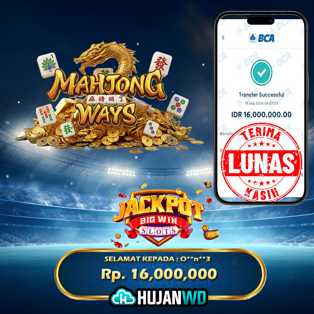 18 Sep 2026, 04:07:33 WIB, HUJANWD LUNAS PENARIKAN Rp. 16,000,000