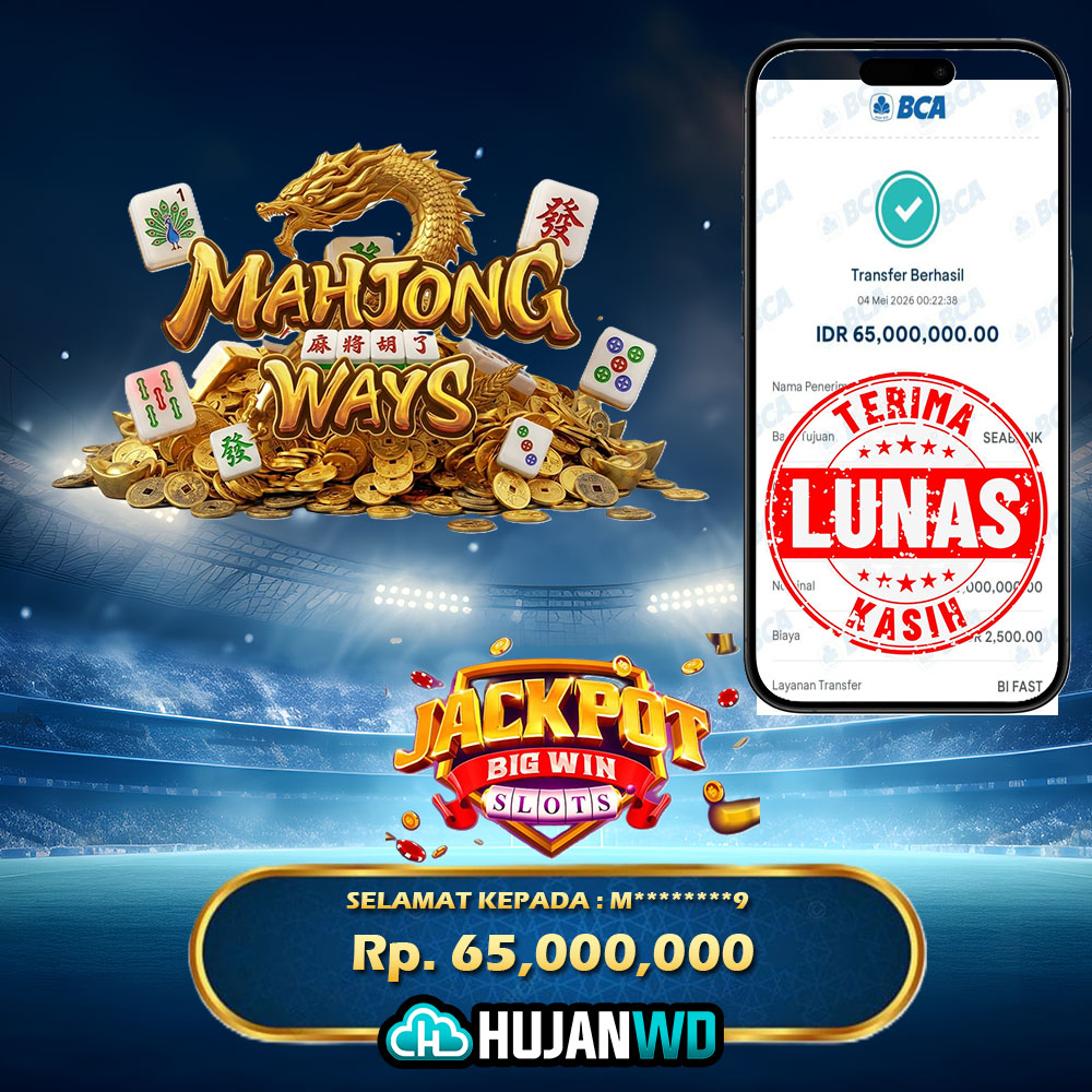 HUJANWD LUNAS PENARIKAN Rp. 65,000,000