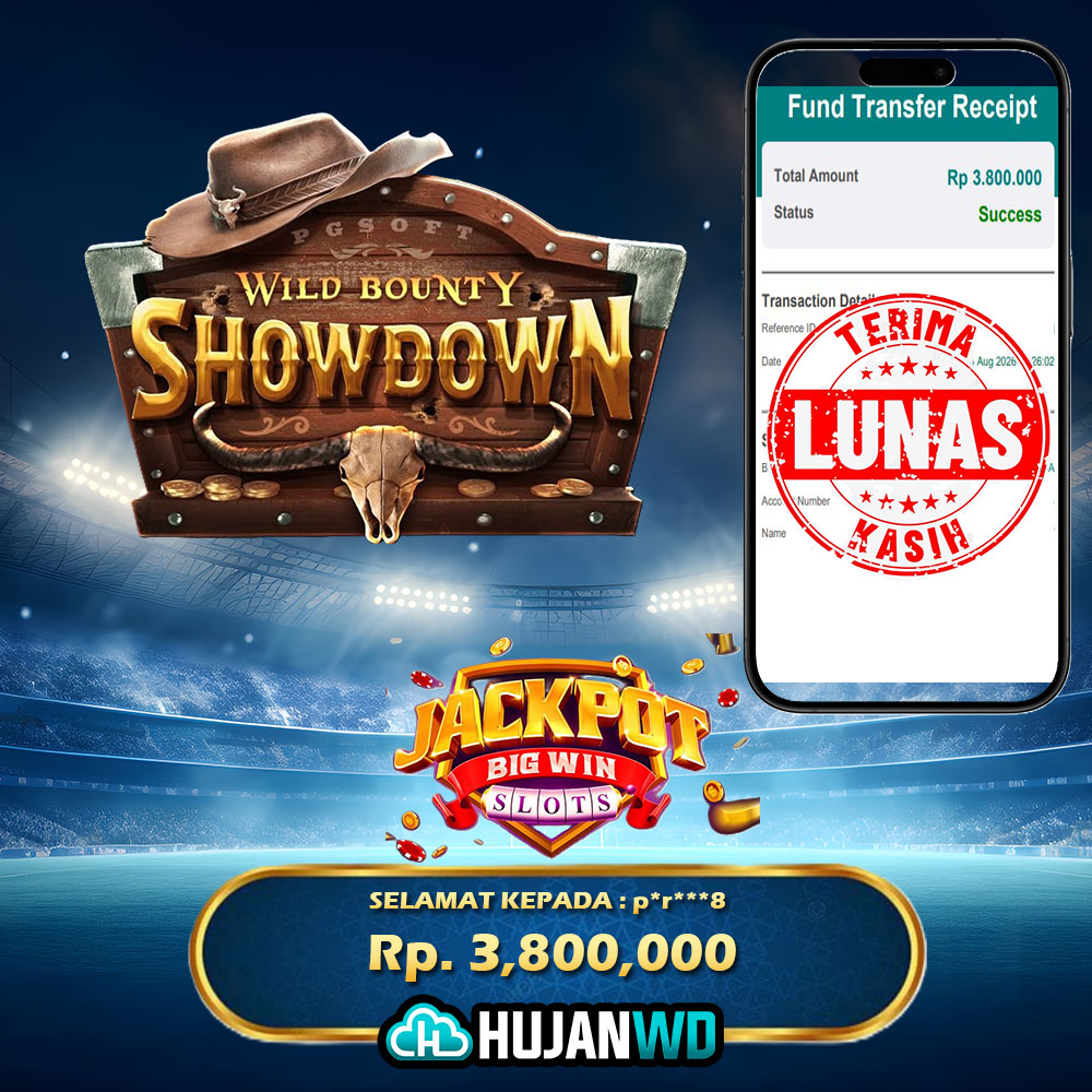 24 Aug 2026, 14:26:09 WIB, HUJANWD LUNAS PENARIKAN Rp. 3,800,000