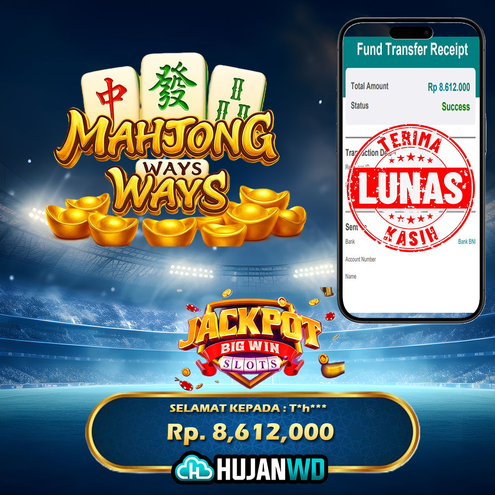 22 Sep 2026, 14:24:08 WIB, HUJANWD LUNAS PENARIKAN Rp. 8,612,000