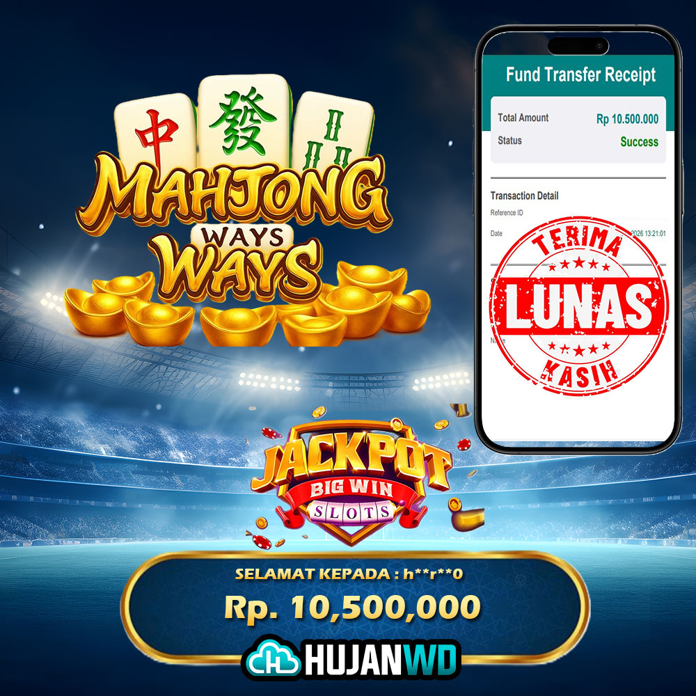 04 Sep 2026, 14:15:28 WIB, HUJANWD LUNAS PENARIKAN Rp. 10,500,000